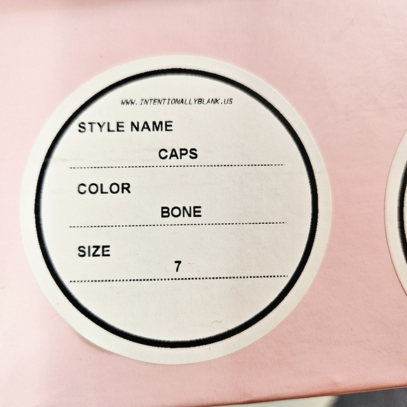 INTENTIONALLY BLANK Taupe Woven Mules With Stacked Heels Size 7 - Picture 12 of 15